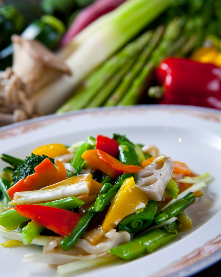 十種類の旬彩塩味炒め｜旬野菜を塩味で仕上げた炒め物